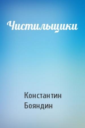 Обложка книги «Чистильщики» — Константин Бояндин