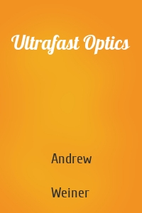 Ultrafast Optics