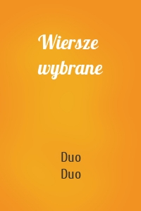 Wiersze wybrane