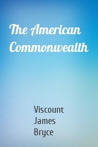 The American Commonwealth