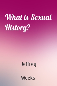 What is Sexual History?