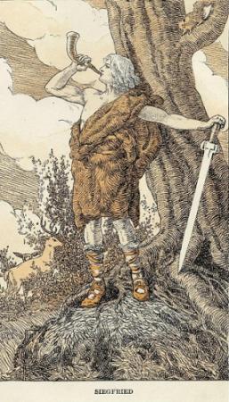 Обложка книги «Зигфрид» — Рихард Вагнер