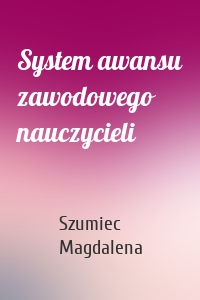 System awansu zawodowego nauczycieli