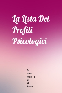 La Lista Dei Profili Psicologici