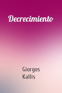 Decrecimiento