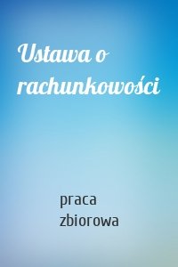 Ustawa o rachunkowości