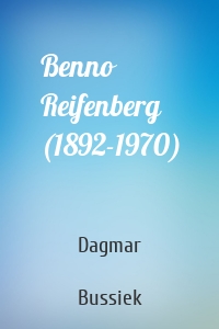 Benno Reifenberg (1892-1970)