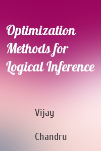 Optimization Methods for Logical Inference