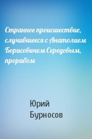 Обложка книги «Странное происшествие, случившееся с Анатолием Борисовичем Середовым, прорабом» — Юрий Бурносов
