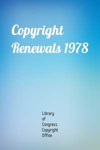 Copyright Renewals 1978