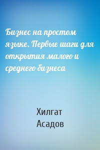Бизнес на простом языке. Первые шаги для открытия малого и среднего бизнеса