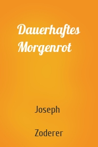 Dauerhaftes Morgenrot