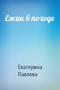 Ежик в походе