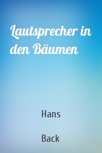 Lautsprecher in den Bäumen