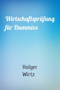 Wirtschaftsprüfung für Dummies