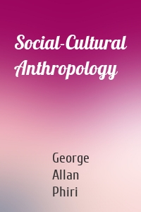 Social-Cultural Anthropology