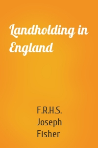 Landholding in England