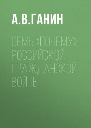 Обложка книги «Семь «почему» российской Гражданской войны» — Андрей Ганин