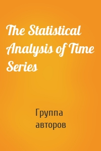 The Statistical Analysis of Time Series