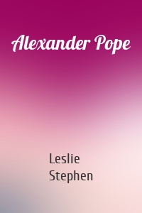 Alexander Pope