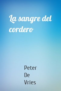 La sangre del cordero