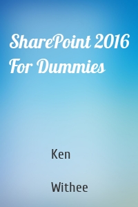 SharePoint 2016 For Dummies