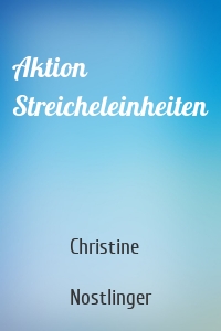 Aktion Streicheleinheiten