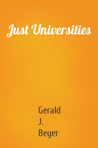 Just Universities