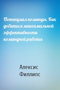 Потенциал команды. Как добиться максимальной эффективности командной работы