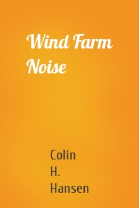 Wind Farm Noise