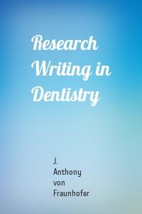 Research Writing in Dentistry