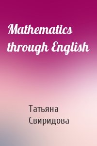 Mathematics through English