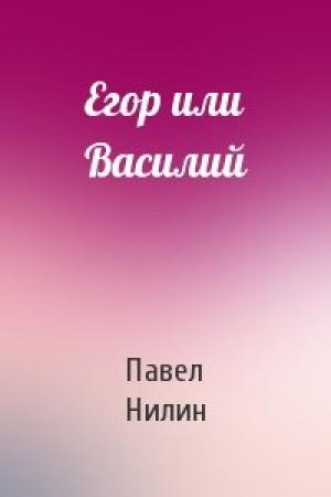 Обложка книги «Егор или Василий» — Павел Нилин