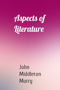 Aspects of Literature