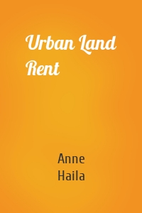 Urban Land Rent