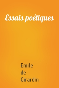 Essais poétiques