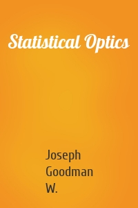 Statistical Optics