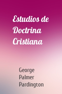 Estudios de Doctrina Cristiana
