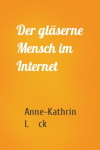 Der gläserne Mensch im Internet