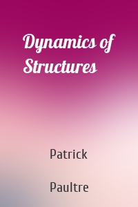 Dynamics of Structures