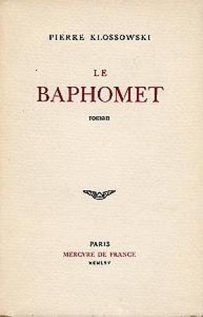 Обложка книги «Бафомет» — Пьер Клоссовски