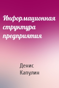 Информационная структура предприятия