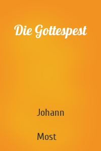 Die Gottespest