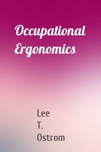 Occupational Ergonomics