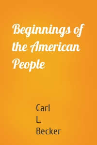 Beginnings of the American People