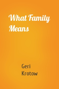 What Family Means