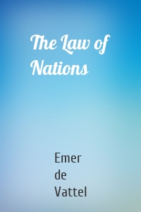 The Law of Nations