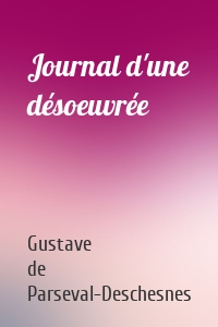 Journal d'une désoeuvrée