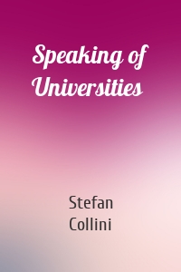 Speaking of Universities