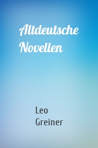 Altdeutsche Novellen